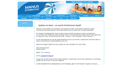 Desktop Screenshot of manus-schwimmschule.de